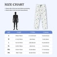 thumbnail image 2 of Mens Pajama Pants - Soft Sleep & Lounge Pants for Men, Bohemian Cute Duck Green Cuteness Casual PJ Bottoms Pants with Pockets, 2 of 5