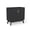 Black-02, variant on 31" Sideboard Buffet Cabinet with Storage, Wood Accent Cabinet with 2 Fluted Doors and Adjustable Shelves, Coffee Bar Station for Living Room,Entryway