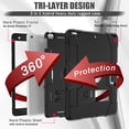 thumbnail image 6 of Heavy Duty Shockproof Case For iPad 7th 8th 9th Generation 10.2 inch with Kickstand, 3 Layer Protection Case Rugged Cover, 6 of 8
