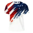 thumbnail image 5 of cllios 4th of July T Shirts for Men Red White and Blue Graphic Tees Lightweight Short Sleeve Workout Tshirts Independence Day Patriotic American Flag Shirts, 5 of 5