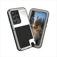 thumbnail image 1 of ELEHOLD Armor Case for Samsung Galaxy S23 Ultra,Heavy Duty Military Grade Metal Cover Shockproof Dustproof Full Body Case Fit for Outdoor Sports Cover for Samsung S23 Ultra 6.8", Silver, 1 of 8