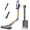 Purple, variant on KISSAIR Cordless Vacuum Cleaner with Auto-Empty System, PowerDetect Clean & Empty, DuoClean Detect Nozzle & MultiFlex, Powerful Suction, HEPA Filter, Pet Hair Pickup, Carpets, Hardwood, Green