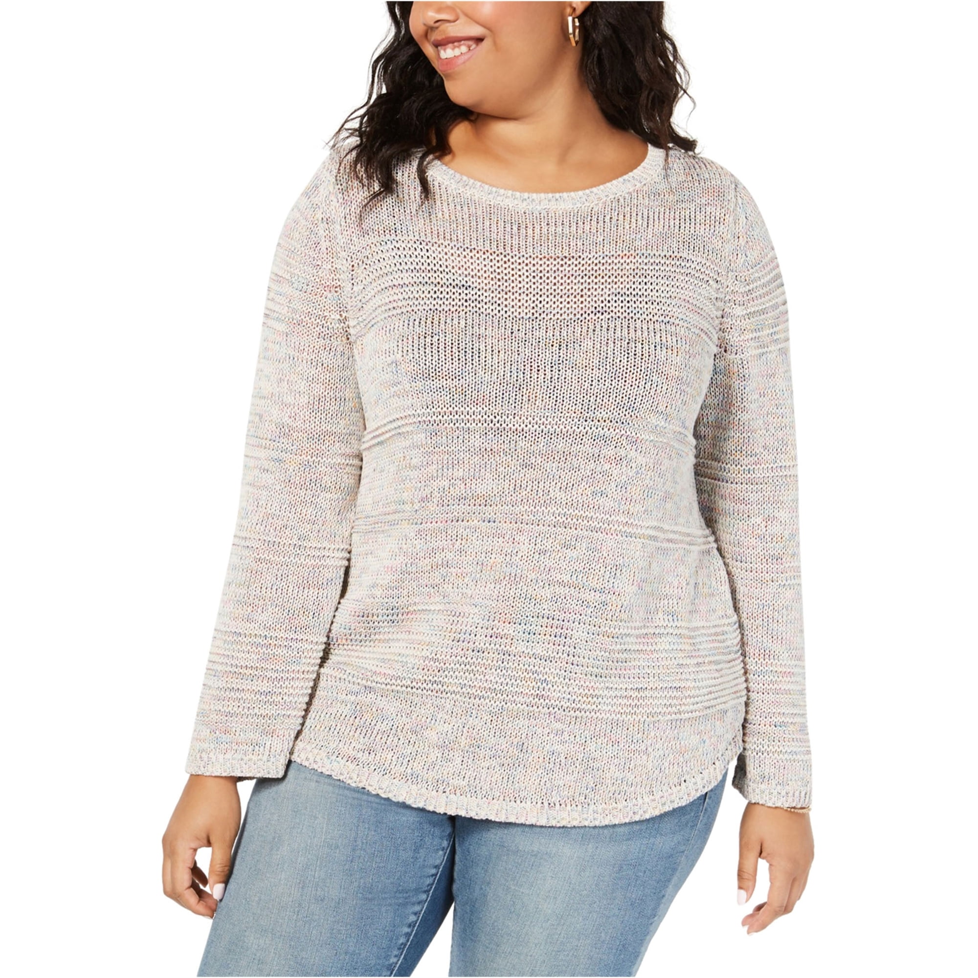 Style \u0026 Co. Womens Confetti Pullover 