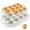 WHITE-2Pack, variant on Silicone 12 Count Muffin Pan, Multicolor Confetti, Dishwasher Safe