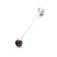 thumbnail image 2 of Naierhg Men's Formal Shirt Collar Pin Rhinestone Bar Clasp Clip Barbell Lapel Stick, 2 of 8