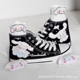 thumbnail image 4 of Sanrios-zapatos de lona de alta calidad para niñas, calzado Kawaii de Hello Kitty, Kuromi, Cinnamoroll, dibujos animados, regalo, 4 of 4