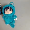 thumbnail image 2 of Jujutsu Kaisen Cat Ear Plush Series Keychains Jujutsu Kaisen Season 2 Cat Park Party Gojo Satoru Blind Box Plush Doll Bag Pendant Model Collection Cartoon Decorative Photo Props Stuffed Plush Toy, 2 of 13