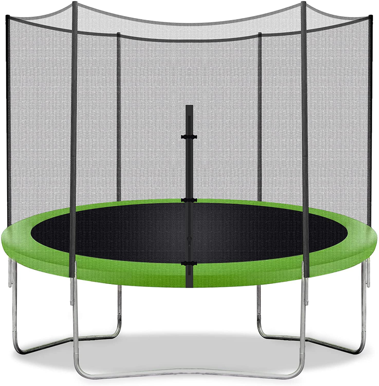 8FT Trampoline Combo Bounce Jump Safety Enclosure Net w/ Spring Pad Ladder Jumpe 