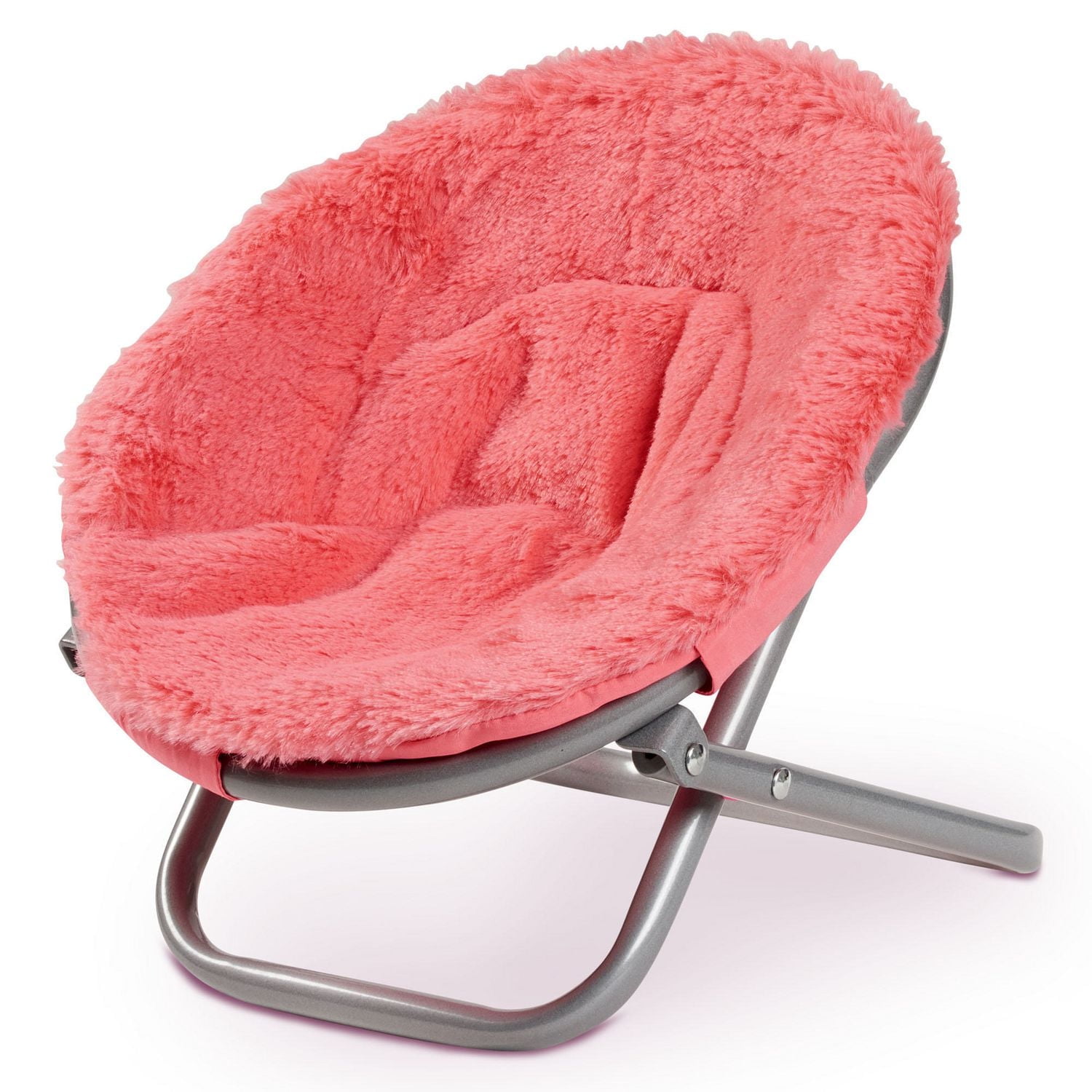 My Life As Fun And Furry Coral Saucer Chair