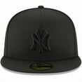 thumbnail image 2 of Men's New Era Black New York Yankees Primary Logo Basic 59FIFTY Fitted Hat, 2 of 5