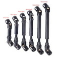 thumbnail image 2 of 1Pcs Internal Spline Metal Drive Shaft Universal Joint Driveshaft for 1/10 RC Crawler TRX4 SCX10 Gladiator TF2 D90 YK4082 104311 Black 86mm-115mm, 2 of 9