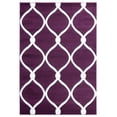 thumbnail image 5 of United Weavers Drachma Freya Modern Trellis Area Rug, Plum, 7'10" x 7'10", 5 of 5