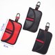 thumbnail image 3 of Estuche para llaves con protección RFID para coche, de cuero y fibra de carbono, con cepillo antirrobo y antiescaneo, 3 of 5