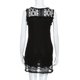 thumbnail image 5 of ICHUANYI Clearance Women's Summer Casual Sleeveless Print Short Sleeve Short(Black, XL) ICHUANYI WER2023081012507, 5 of 7