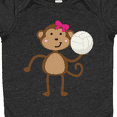 thumbnail image 4 of Inktastic Cute Volleyball Girl Monkey Girls Baby Bodysuit, 4 of 5