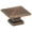 Oil Rubbed Bronze, variant on Emtek 86039 Square Dimpled 1-1/4" Square Cabinet Knob - Bronze
