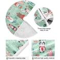 thumbnail image 2 of FMSHPON Christmas Xmas Christmas Tree Skirt Stand Mat for Holiday Party Decoration Indoor Outdoor 48 inches, 2 of 6