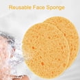 thumbnail image 3 of Quick Lathering Face Sponge 10pcs Reusable Face Sponge Kit Round Absorbent Natural Makeup Removal Exfoliating Spa Face Cleansing Cellulose Sponge, 3 of 8