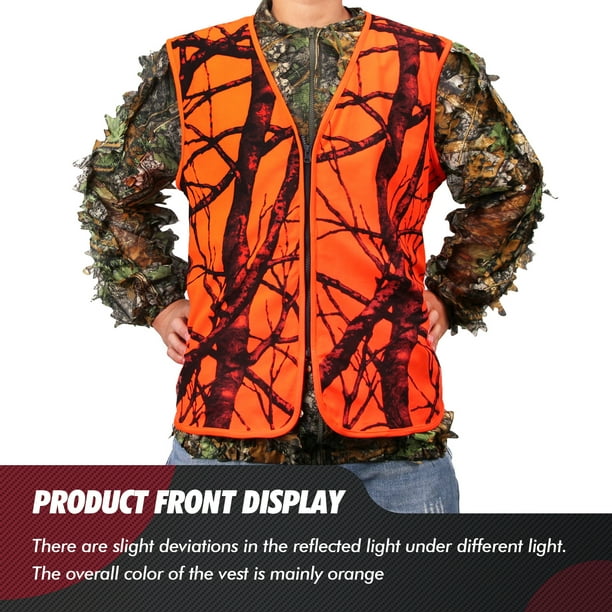 Orange hunting vest mens sale