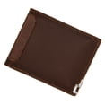 thumbnail image 3 of Monedero con tapa para hombres NikouMX Cartera de cuero de PU con múltiples ranuras, 3 of 8
