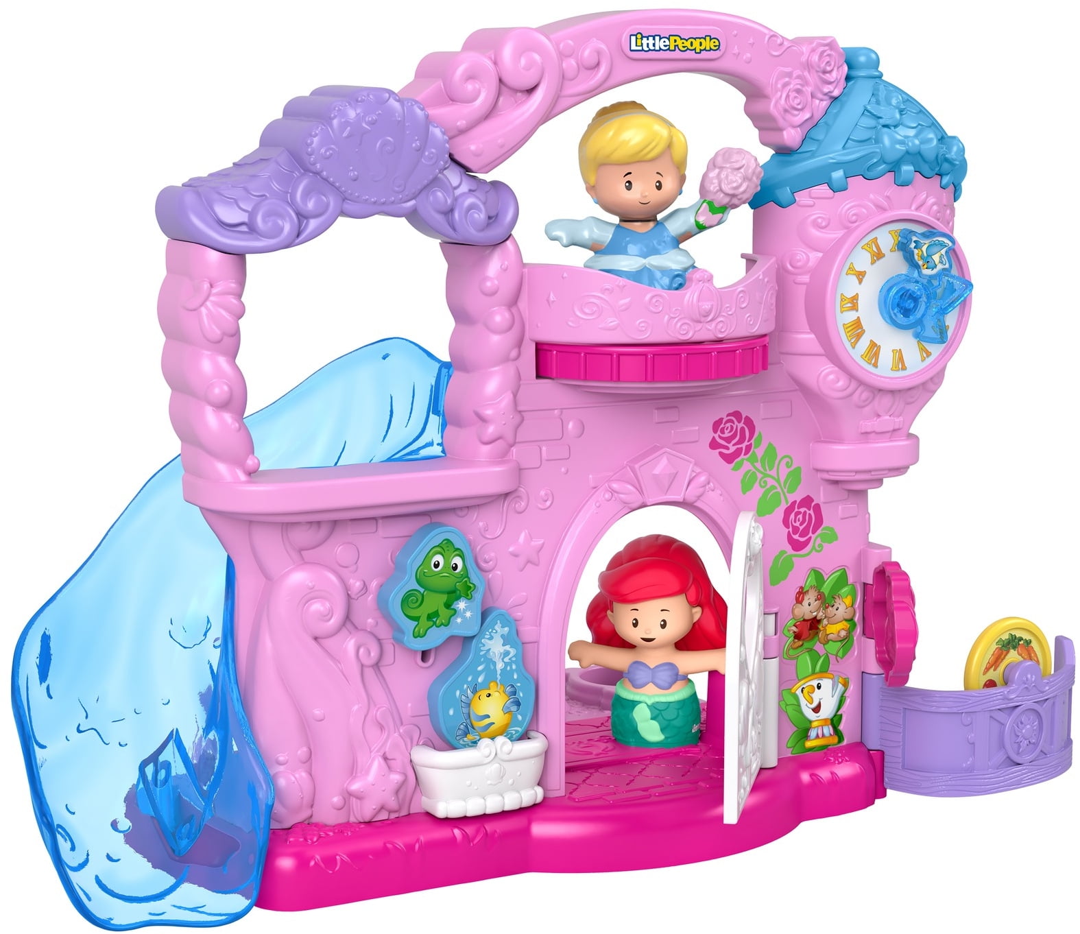 Fisher Price Little People Disney PRINCESS SNOW WHITE CASTLE Kingdom with APPLE 