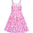 thumbnail image 2 of Sunny Fashion Girls Dress Pink Shinning Leopard Casual Sundress 4 Years, 2 of 5