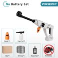thumbnail image 3 of YOFIDRA - Pistola de lavado a presión eléctrica de 20500 rpm y 100 bar, 6 en 1, para lavado de coches, pistola pulverizadora de jardín para batería Makita de 18 V, 3 of 5