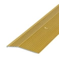 thumbnail image 2 of M-D Building Products 79244 2 In. X 36 In. Satin Brass Aluminum Fluted Carpet Trim w/ Screw Nails, 2 of 6