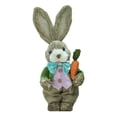 thumbnail image 2 of Cartoon Straw Easter Bunny Handmade 35cm Ornaments Handicraft Display Detailed Workmanship Holiday Gifts Stylish Decorative Vivid and Lovely Style C, 2 of 9