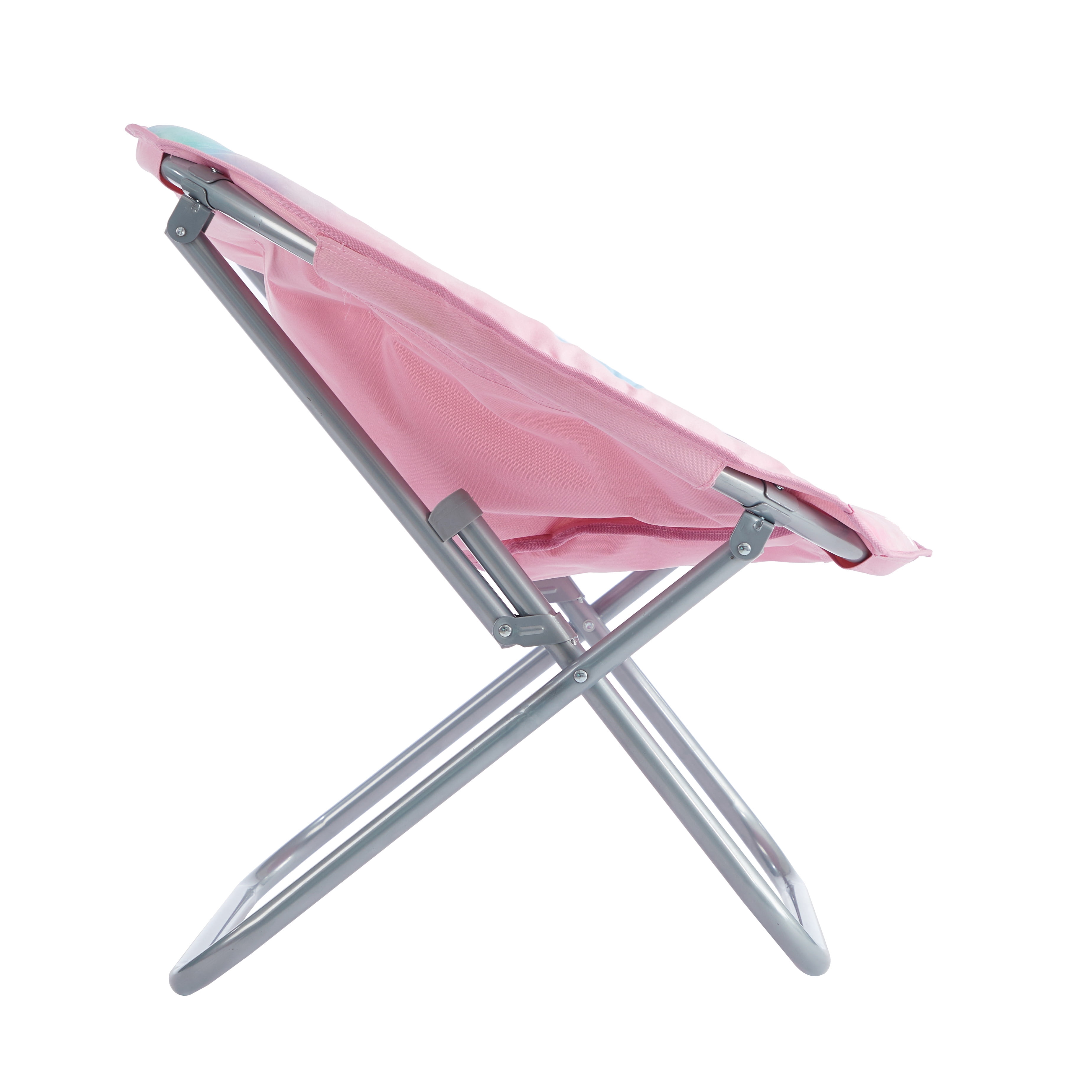 Mainstays Large Microsuede Saucer Chair, Rainbow Tie Dye