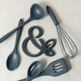 thumbnail image 5 of Thyme & Table 18-Piece Non-stick Diecast Cookware & Silicone Utensil Set, Pots and Pans Set - Atlantic Blue, 5 of 9