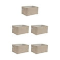thumbnail image 3 of maskred Sac de Rangement Robuste et Durable pour Armoire pour Espace Bien Organisé Boîte de Rangement Pliable avec Poignée en Coton Multifonctions Beige 5 Set, 3 of 6