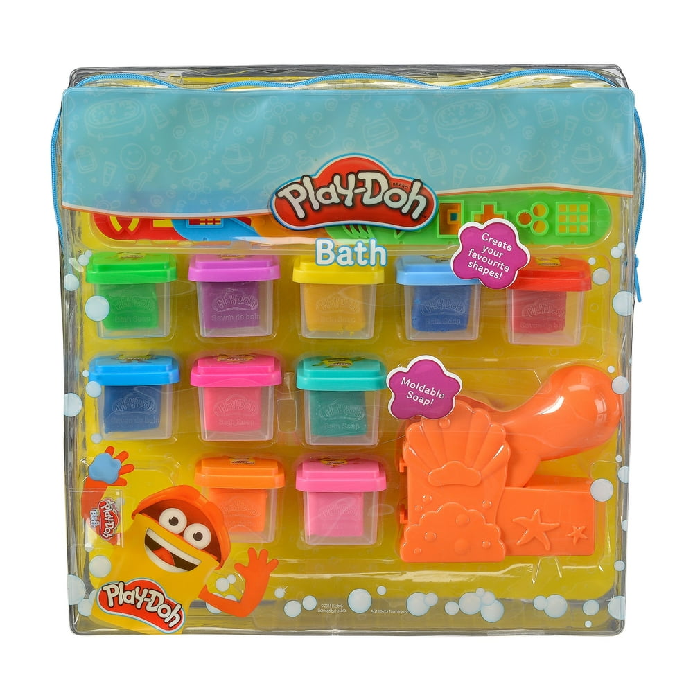 PlayDoh Moldable Soap Bath Time Play Set, 15 pieces
