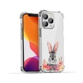 thumbnail image 2 of iPhone 13 Pro Max Pro Max 6.7 Inch Rabbit Case Compatible with iPhone 14 Pro Max,Aesthetic Art Design TPU Full Cover Shock-proof Case, 2 of 2