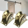 thumbnail image 2 of Ymiko 2PCS V Type Sliding Gate Roller V Groove Wheel Track Rail for Industrial Machine Sliding Door,Sliding Gate Roller Replacement,Sliding Gate Roller, 2 of 10
