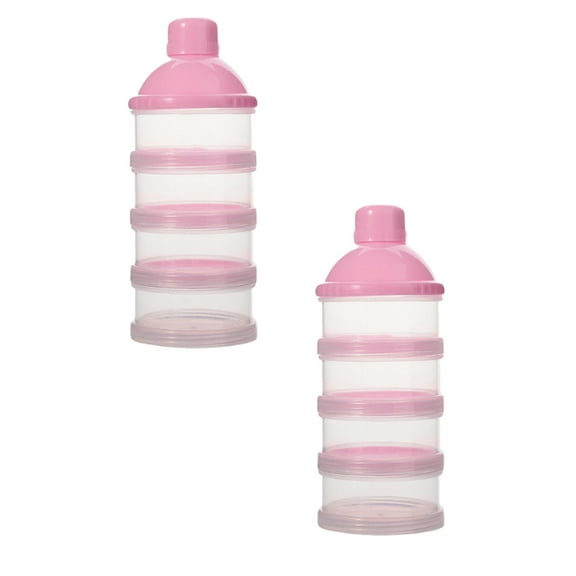 Baby Milk Powder Formula Dispenser NonSpill Smart Stackable Feeding Travel Storage Container