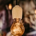 thumbnail image 3 of OULII Lamp Stand Base Wood Lamp Cup Light Holder for Home Decor 1Set, 3 of 8