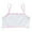 Pink, variant on Girls Seamless Crop Top Sports Bra Training Camisole Lightweight White Kids Underwear