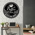 thumbnail image 4 of Craftnamesign Custom Coffee Bar Metal Wall Art LED Light, Personalized Coffee Lover Name Sign, 4 of 5