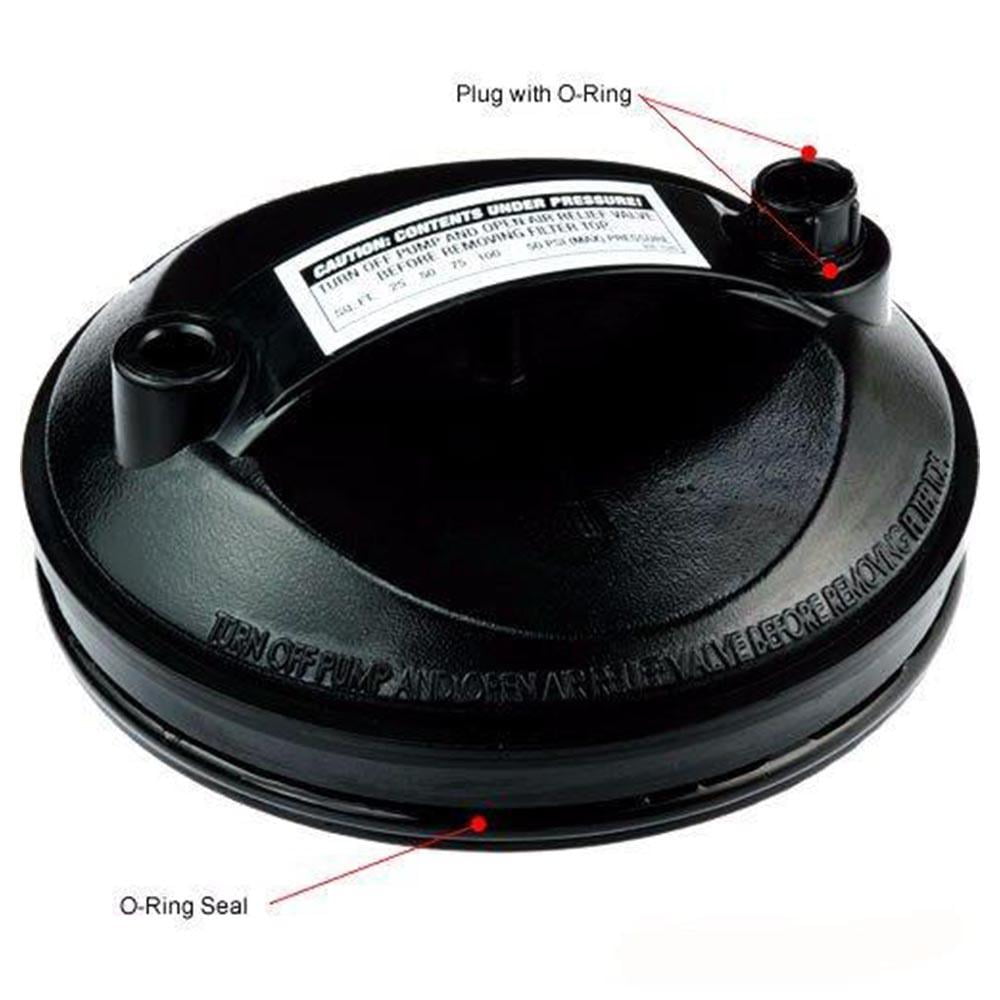 Hot Tub Waterway TopLoad Filter Lid Assembly WWP5111000 Kit Drain