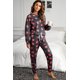 thumbnail image 4 of ABPHQTO Conjunto de pantalones jogger con estampado de besos de labios rojos de San Valentín para mujer, 4 of 5