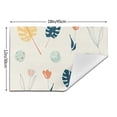 thumbnail image 3 of YFYANG Washable Heat-Resistant Placemats, 70% PVC/30% Polyester, Lovely Floral Pattern Kitchen Table Mat, 12" x 18" 4 Piece, 3 of 6