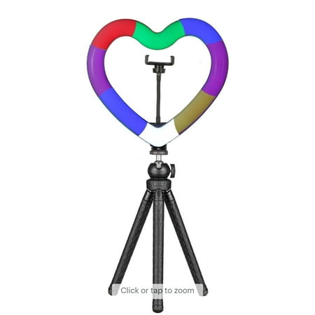 Sunpak 10 Rainbow Heart-Shaped Vlogging Kit