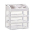 thumbnail image 4 of Caja De Almacenamiento De Cosméticos, Organizador De Escritorio De Maquillaje Multifuncional De 3 Capas Para Dormitorio, 4 of 8