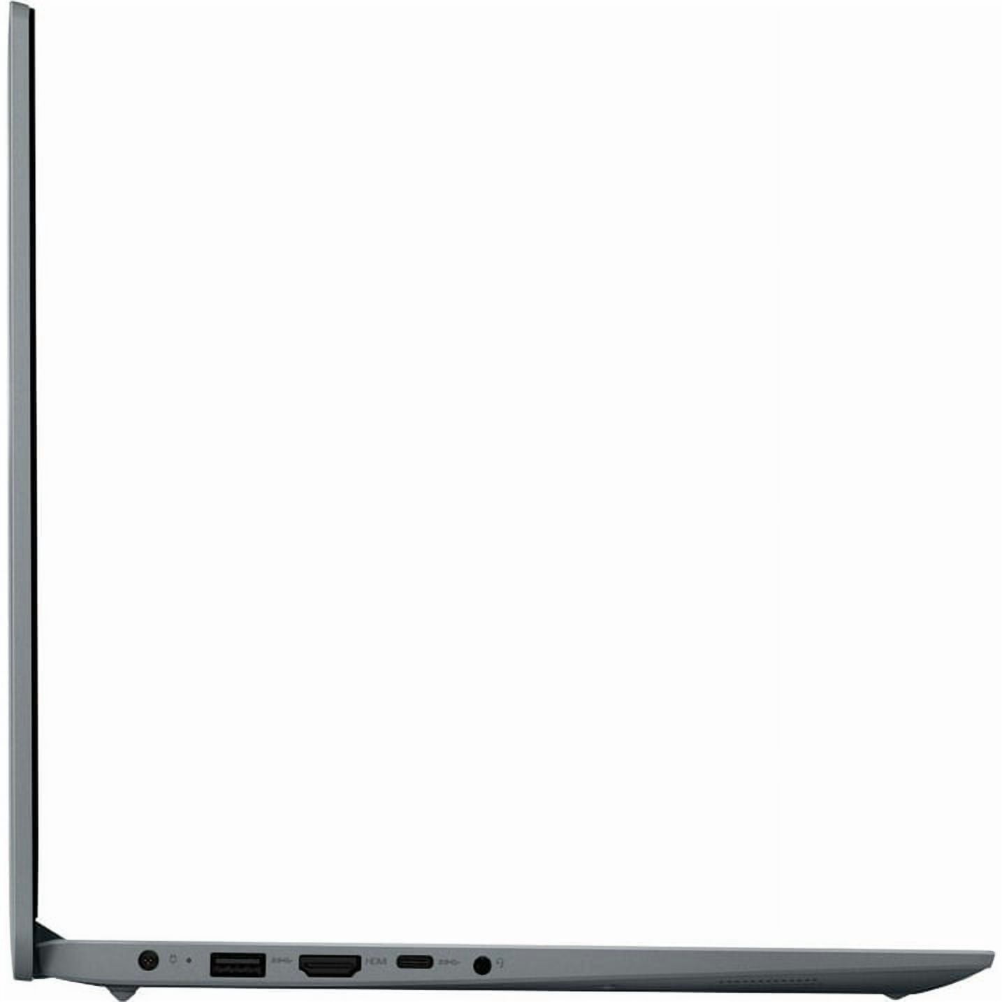 Lenovo IdeaPad 1i 15.6" Touch Laptop, i3-1215U, 8GB RAM, 256GB SSD, Win 11, with VLT 64GB SD Card, Cloud Gray