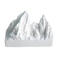 thumbnail image 4 of Estatua de montaña nevada, adorno de mesa, artesanía, decoración, escultura realista para Estilo C, 4 of 9
