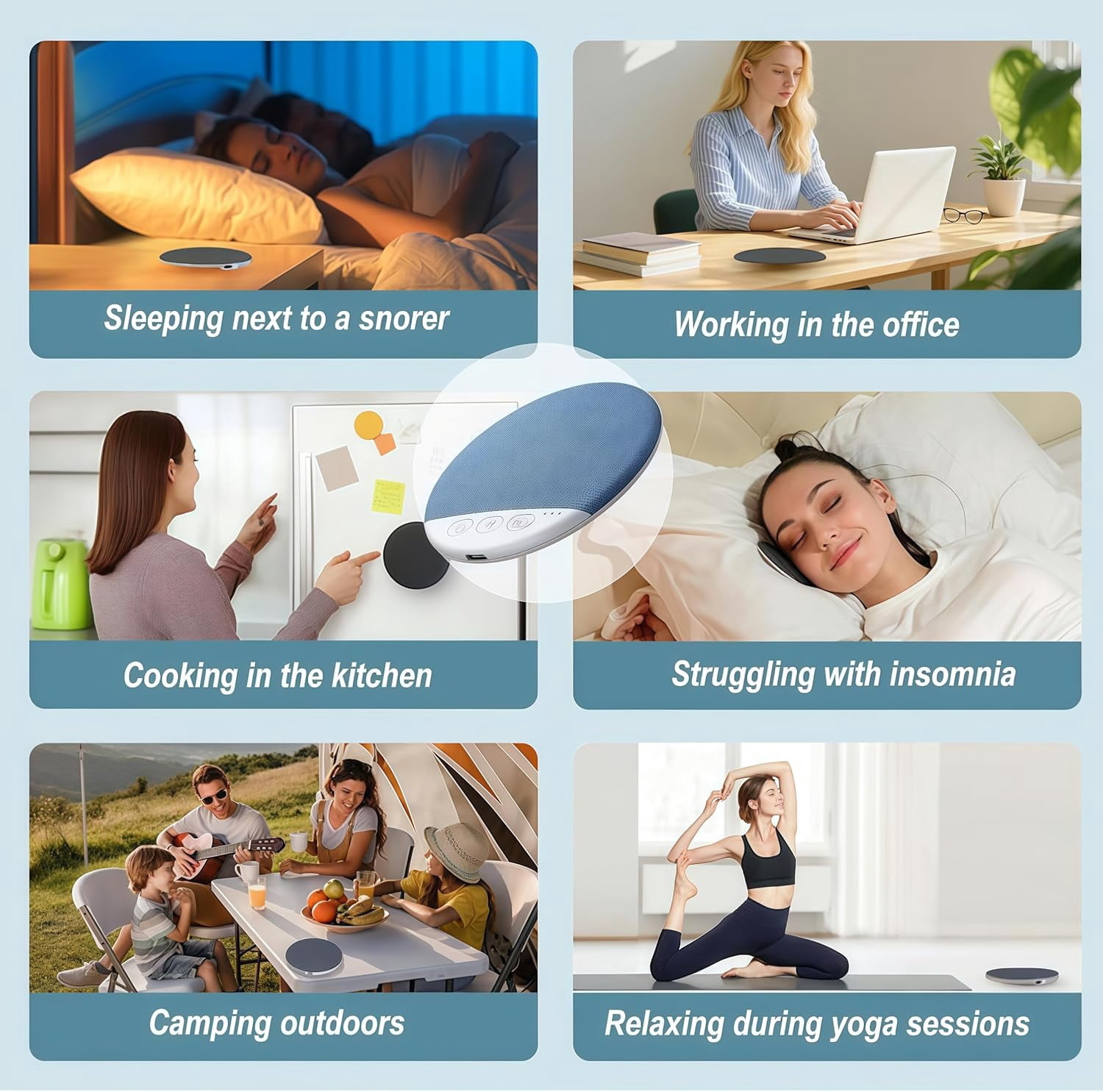 Speaker Clearance! 2026 2PCS Sleep Pillow Bluetooth Speaker, Protable Wireless Pillow Speaker with White Noise Timer Sleep Aid with Stereo Bass Private Sleep Headphones for Ki*ds Women Men(Blue+Pink)
