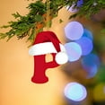 thumbnail image 4 of dajkiuy Initial Christmas Ornaments for Tree, 26 Letter Personalized Christmas Indoor for Christmas Tree Ornaments Pendant Hanging Decorations, P, 4 of 5