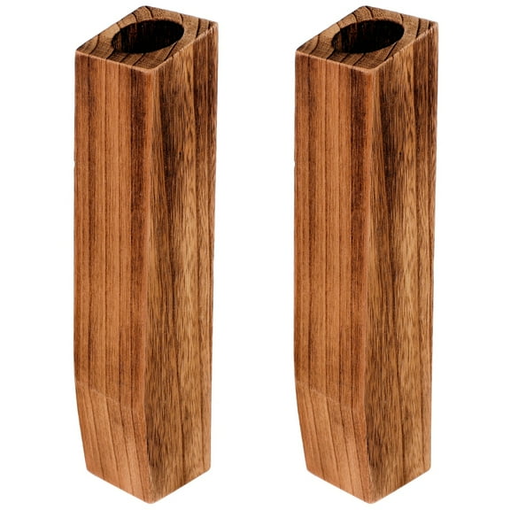 2 PCS Wooden Vases Desktop Decoration Tall for Floor 36 Inches Standing