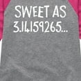 thumbnail image 3 of Instant Message - Sweet As 3 - Toddler & Youth Girls Raglan Graphic T-Shirt, 3 of 5